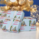 Recherche de lapins de noël papier cadeau Pour enfants