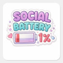 Recherche de socialement autocollants Batterie