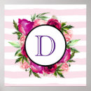 Recherche de rosier posters Monogramme