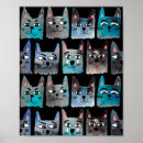 Suche nach blaue katze poster Haustier