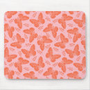 Recherche de feuille orange tapis souris Élégant