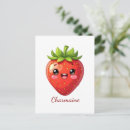 Suche nach kawaii erdbeeren postkarten Süß