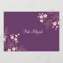 Recherche de célébration de bar bat mitzvah invitations Fille