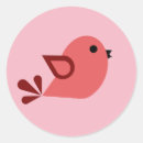 Recherche de oiseaux mignons autocollants Pour enfants