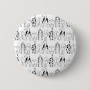 Recherche de chien noir et blanc badges Motif