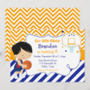 Recherche de basketball invitations Bleu marine