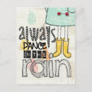 Recherche de danser sous la pluie cartes postales Parapluie
