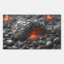 Recherche de roche noire autocollants Rouge