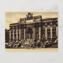 Suche nach trevi brunnen postkarten Vintag