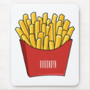 Recherche de frites tapis souris Jetons