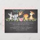 Recherche de safari animal baby shower invitations Jungle