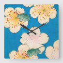 Recherche de bois peint horloges Fleurs