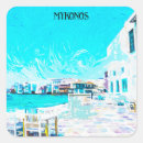 Recherche de cyclades autocollants Mykonos