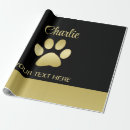 Recherche de or brillant papier cadeau Noir