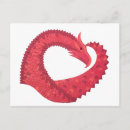 Recherche de rouge dragon cartes postales Amour