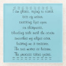 Recherche de poésie dessous de verres Plage