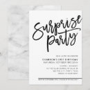 Recherche de surprise moderne invitations Tendance