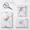 Recherche de flocons de neige papier cadeau Famille