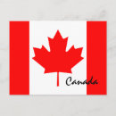 Recherche de drapeau du canada cartes postales Feuille d'érable rouge