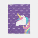 Suche nach unicorn decken Mädchen
