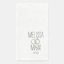 Recherche de anneau mariage serviettes Moderne