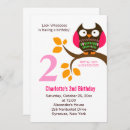 Recherche de de hibou fille anniversaire invitations Girl