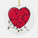 Recherche de coeur romantique ornements Xmas