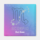 Recherche de symbole de zodiaque magnets Scorpio