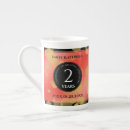 Recherche de 2ème anniversaire tasses Célébration