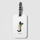 Recherche de cactus bagages étiquettes Monogramme