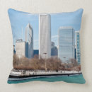 Recherche de chicago il coussins Paysage urbain