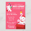 Suche nach white elephant party einladungen Weißelefant