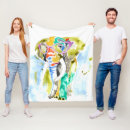 Suche nach elefant aquarell decken Safari