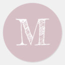 Recherche de elegant purple autocollants Monogramme