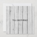 Recherche de bois blanc invitations Vintage