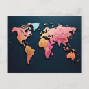Suche nach watercolor map postkarten Kartographie