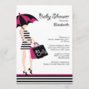 Recherche de douche à la mode de bébé invitations Rose