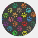 Recherche de chatons autocollants Empreinte de patte