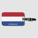 Recherche de pays bagages étiquettes Drapeau pays bas