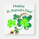 Recherche de trèfle irlandais magnets Lutin