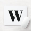 Suche nach schwarz weiß mousepads Initiale