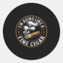 Recherche de cigares autocollants Rétro