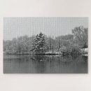 Recherche de winter puzzles Lac