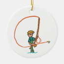 Suche nach fliegenfischer ornamente Flussfischerei