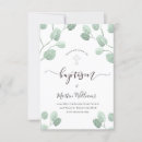 Recherche de eucalyptus baptême invitations Feuillage