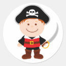Recherche de petit pirate autocollants Bébé