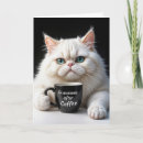 Recherche de blanc chat anniversaire cartes Chaton