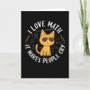 Recherche de professeur de maths drôle cartes postales Mathématicien