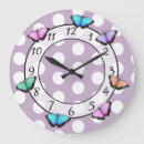 Recherche de pois violet horloges Bleu