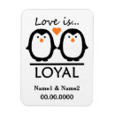 Recherche de penguin magnets Couple